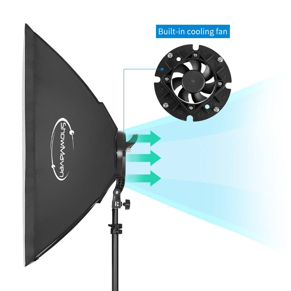 Built-in cooling fan