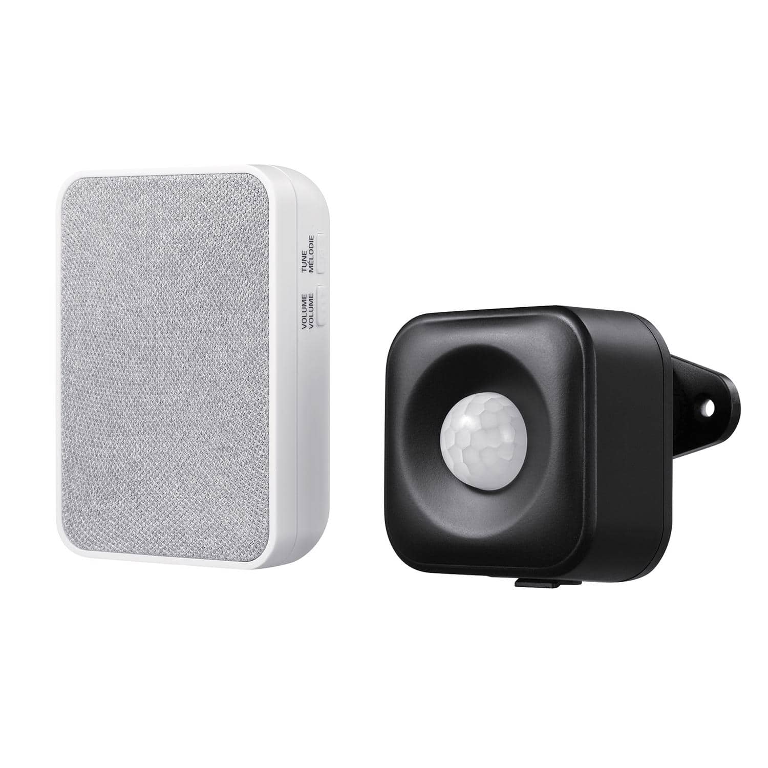 Heath Zenith Black/White Plastic Wireless Door Bell