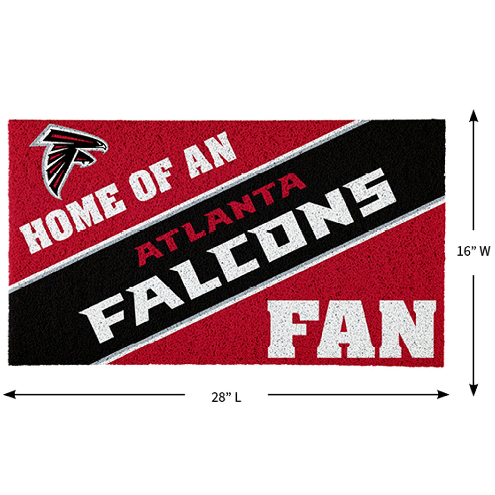 OF AN HOME FALCONS ATLANTA 16" W FAN 28" L
