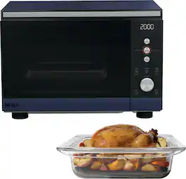 Ninja - Crispi Microwave and Air Fryer with FusionCrisp Technology - Cyberspace