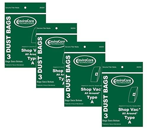 EnviroCore TECHNOLOGIES BAGS Genuine 3609W DUST BAGS  
Shop V All Around 3 Type Bags Sacs Bolsas  
Shop Vac All Around 3 Type Bags Sacs Bolsas