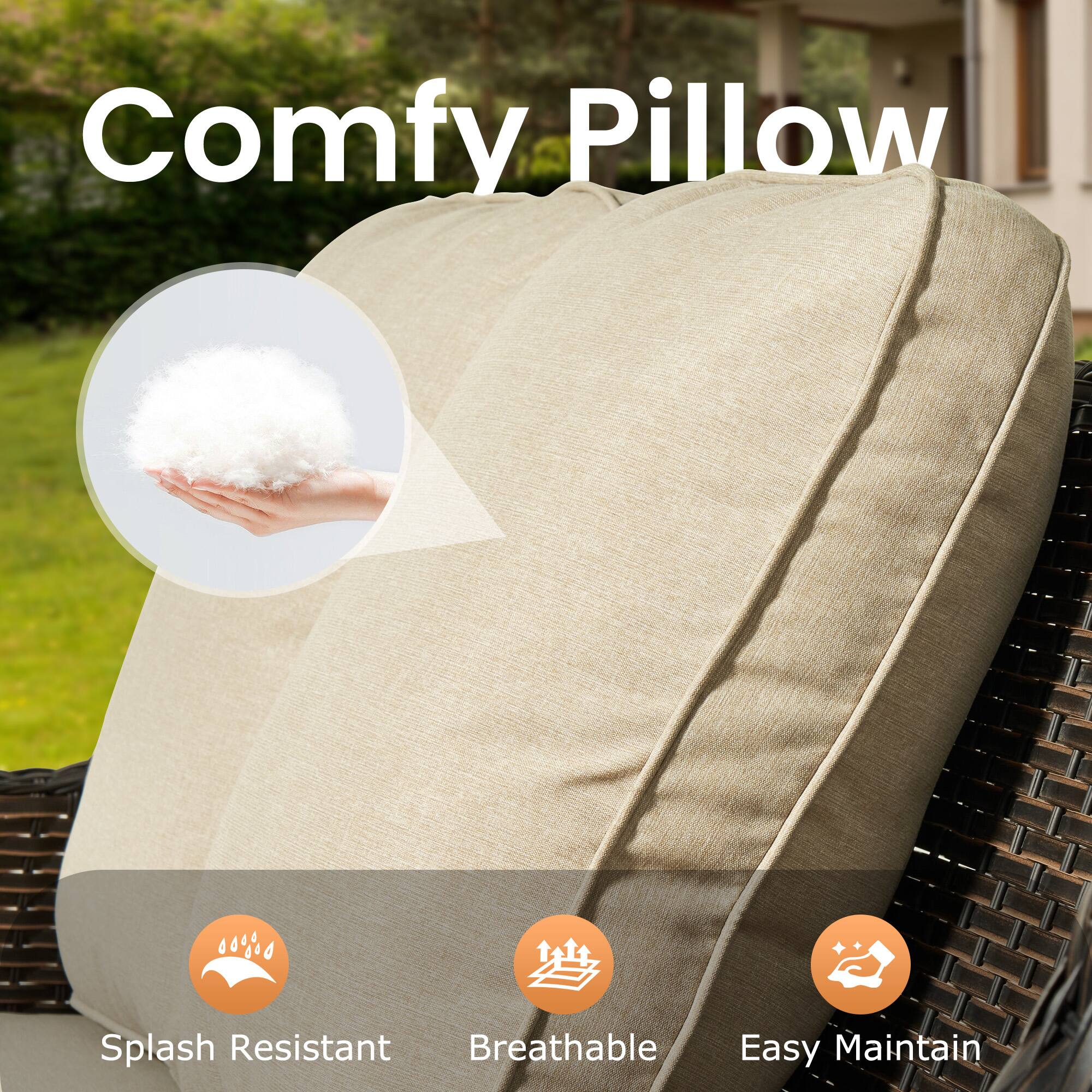 Comfy Pillow

- Splash Resistant
- Breathable
- Easy Maintain
