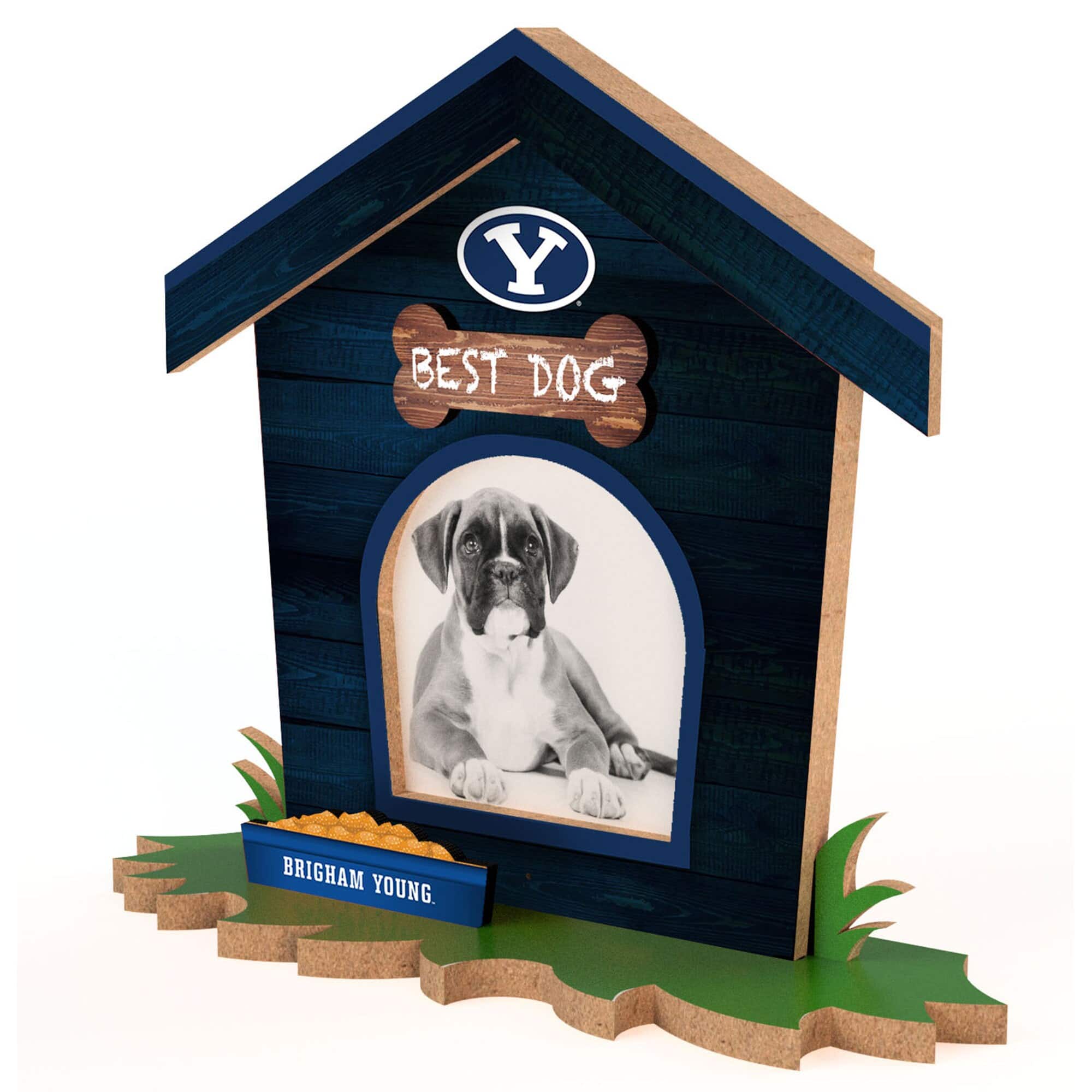 Fan Creations - BYU Cougars Dog House Photo Frame - Multicolor price history on PriceWatchPro