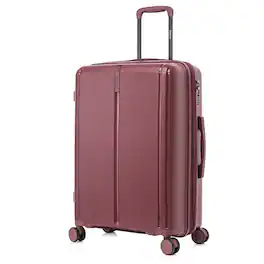 DUKAP - Airley Lightweight Hardside Spinner Luggage 24" - WINE