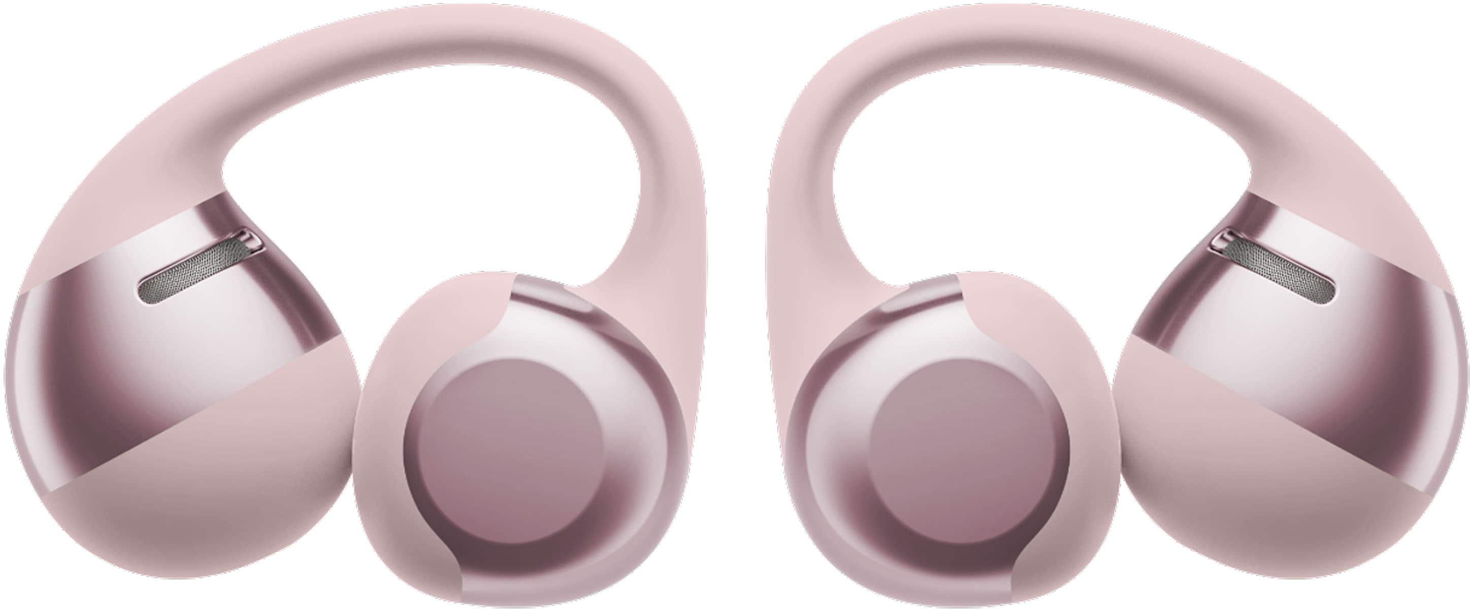 Left. Shokz - OpenDots ONE Open-Ear Clip-On True Wireless Bluetooth Earbuds - Pink.