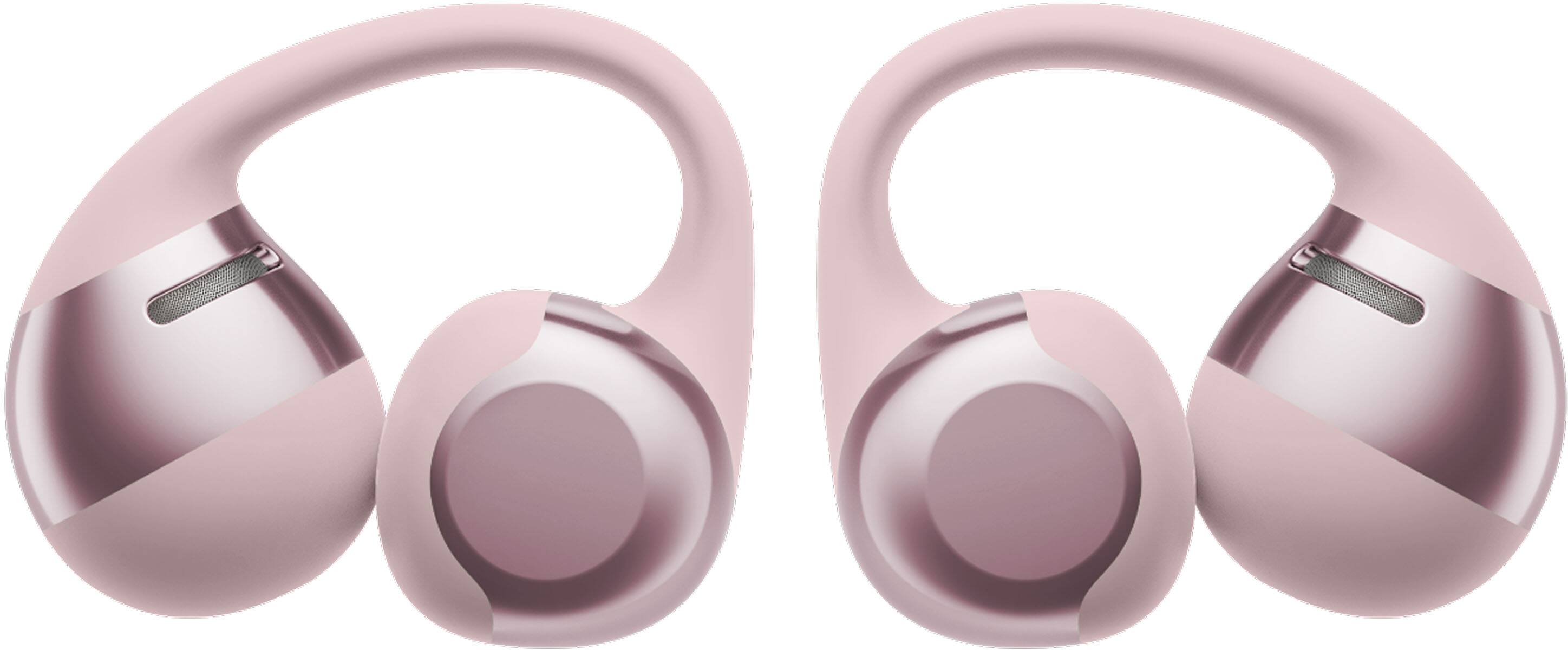 Left. Shokz - OpenDots ONE Open-Ear Clip-On True Wireless Bluetooth Earbuds - Pink.