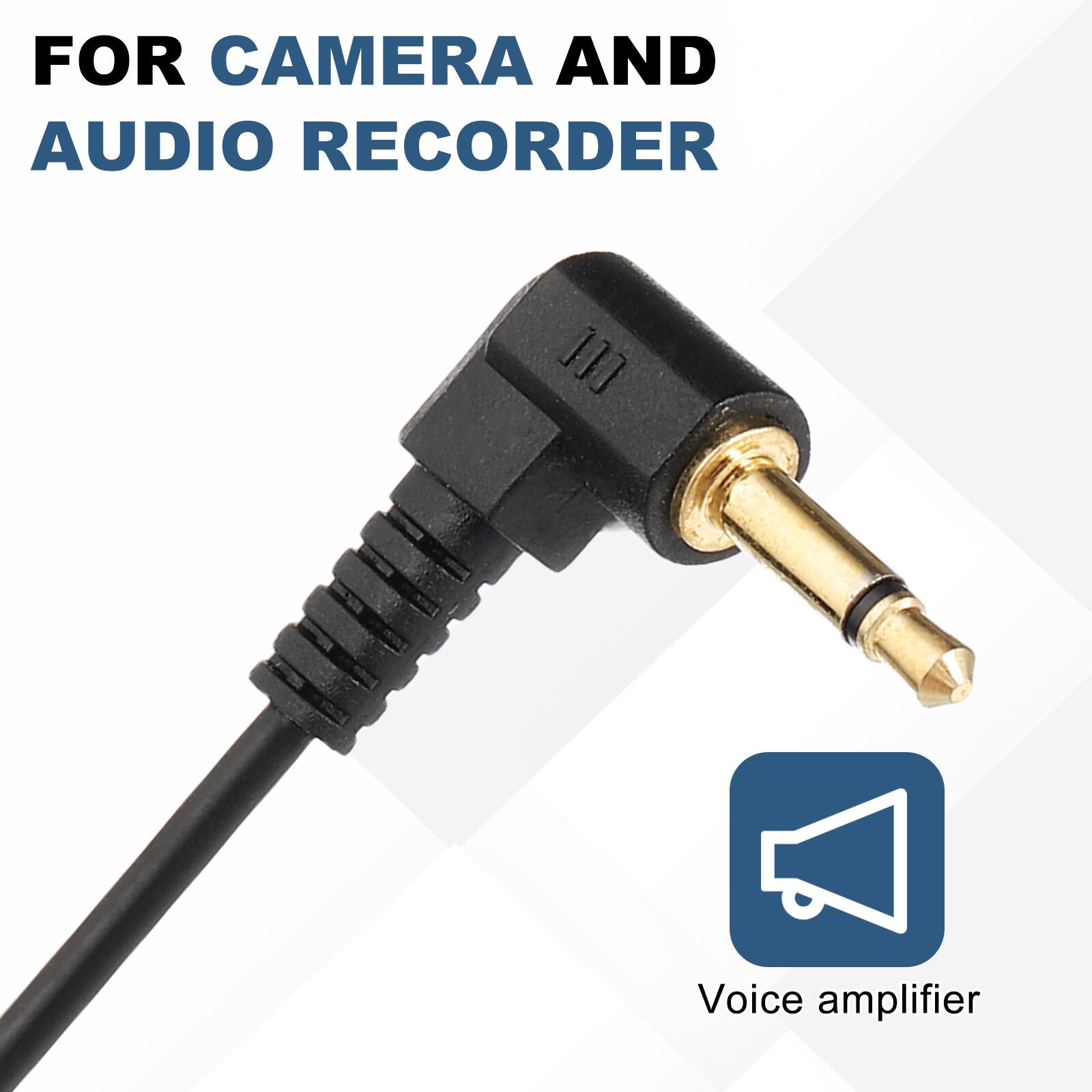 FOR CAMERA AND AUDIO RECORDER  
Voice amplifier