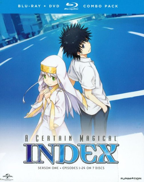Front Standard. A Certain Magical Index: Season One [7 Discs] [Blu-ray/DVD].
