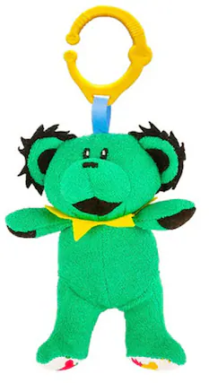 Front. PopMarket - Grateful Dead - Daphyl's - Grateful Dead - Dancing Bear - Interactive Plush (Green) DAPGDPB_G - COLLECTIBLES - Multicolor.