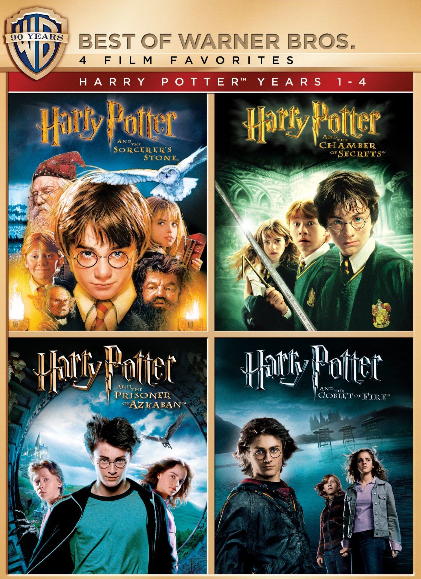 Best Buy: Harry Potter: Years 1-4 4 Film Favorites [4 Discs] [DVD]