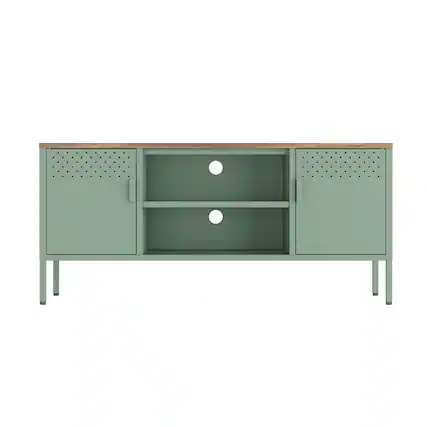 Front. TinyHomie - Storage Cabinet in Sage Green - Sage Green.