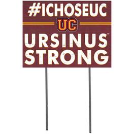 Jardine - Ursinus Bears 18" x 24" Yard Sign - Red