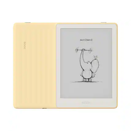 BOOX - Go 6 (Gen II) 6" eNote ePaper Tablet 32GB - 2026 - Custard Yellow