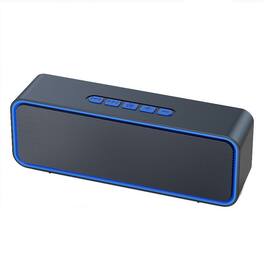 Cluzine - Dual-Driver Portable Bluetooth Speaker, Enhanced Bass, RGB Light,Multi-Mode for Home