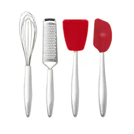Cuisipro - Piccolo 4 Piece Mini Baking Tool Set, 8-Inch - Red