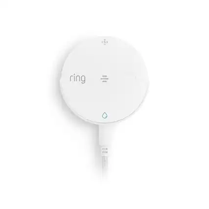 Front. Ring - Sump Pump Monitor – 24/7 water damage protection, instant alerts, on Amazon Sidewalk, no hub needed - White.