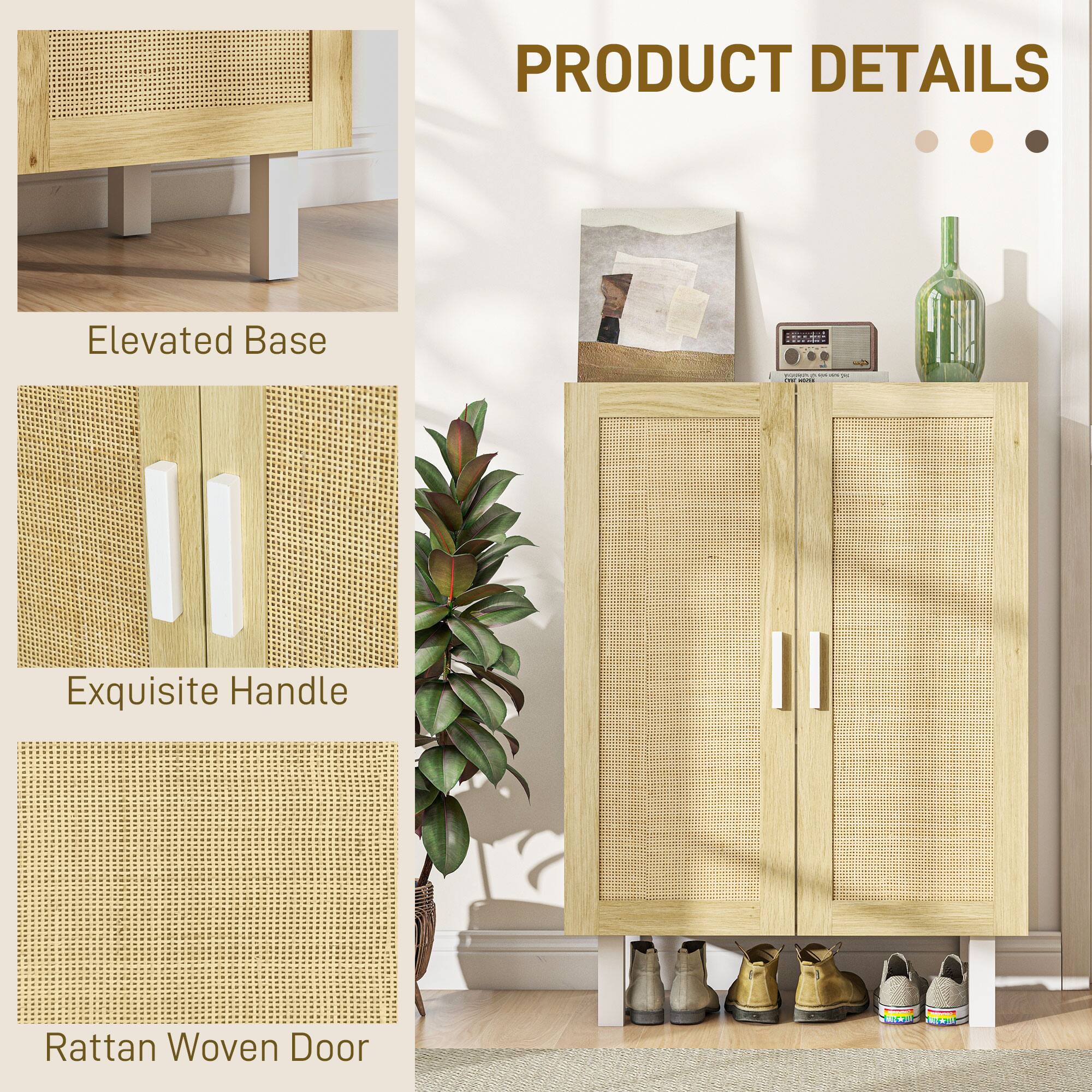 PRODUCT DETAILS
Elevated Base
Exquisite Handle
Rattan Woven Door
