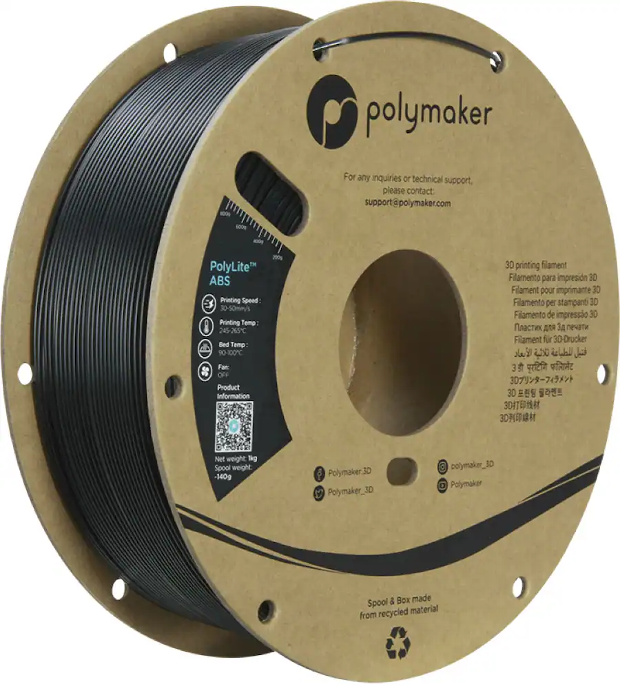 Polymaker ABS Filament Black PE01001 - Best Buy
