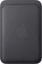 Apple - iPhone FineWoven Wallet with MagSafe - Black - Front_Zoom