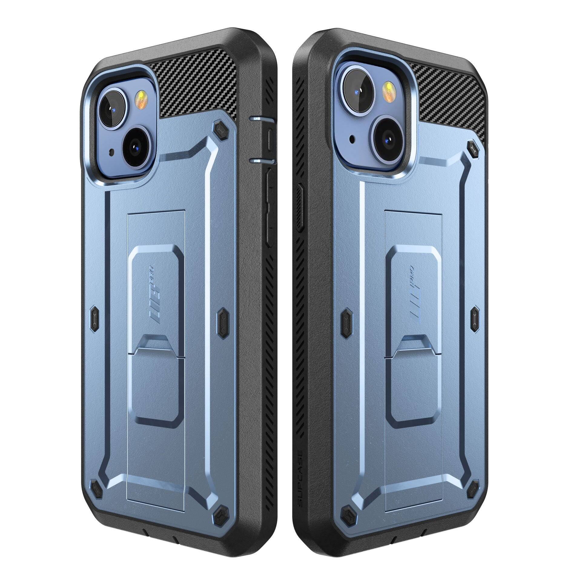 Alt View 6. SUPCASE - iPhone 13 6.1 inch Unicorn Beetle PRO Rugged Case - Blue.