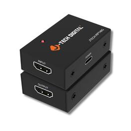 J-Tech Digital - 8K 60Hz HDMI 2.1 Repeater - Black