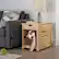 Alt View 12. TRINITY - 18" Natural Pet Crate End Table w/ Drawer - Natural.