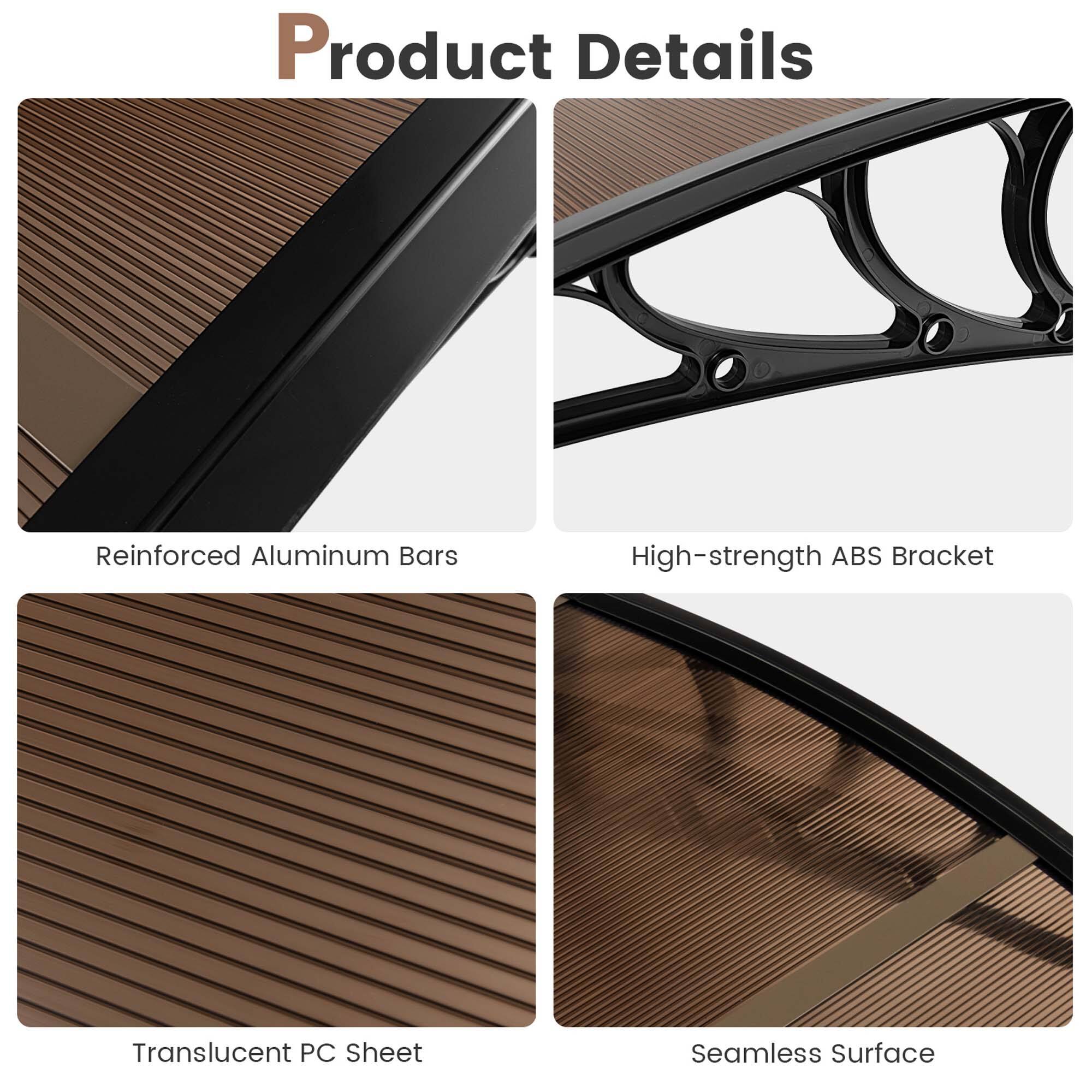 Product Details

- Reinforced Aluminum Bars
- High-strength ABS Bracket
- Translucent PC Sheet
- Seamless Surface