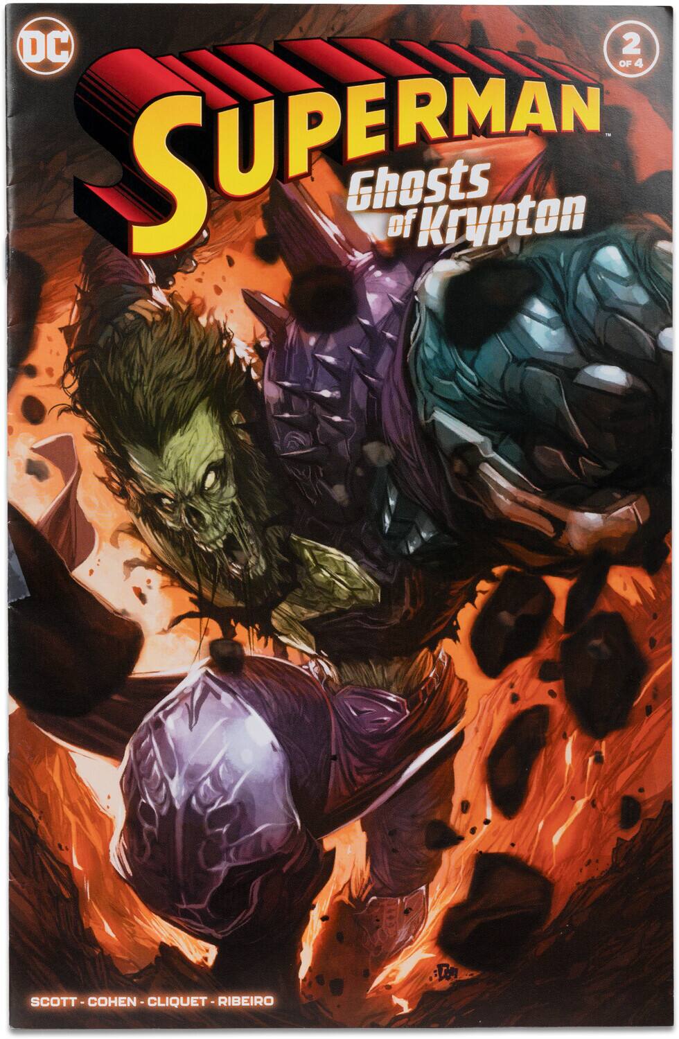 DC 2 OF 4 SUPERMAN Ghosts of Krypton SCOTT COHEN CLIQUET RIBEIRO