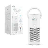 Pure Enrichment - True HEPA Portable Air Purifier - White - Front_Zoom