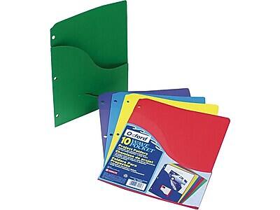 Oxford 10 Wave Pocket Folder Project Kit

Includes:
- 10 Colored Pocket Folders
- 10 Colored Dividers
- 10 Colored Tab Labels
- 10 Colored Tab Labels

Perfect for organizing projects and keeping materials together.