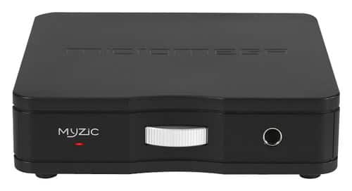 Front Standard. Micromega - MyZic Headphone Amplifier - Black.