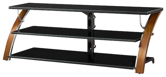 Whalen Furniture Tv Console For Most Flat Panel Tvs Up To 71 Brown Avcec65 Tc Best Buy
