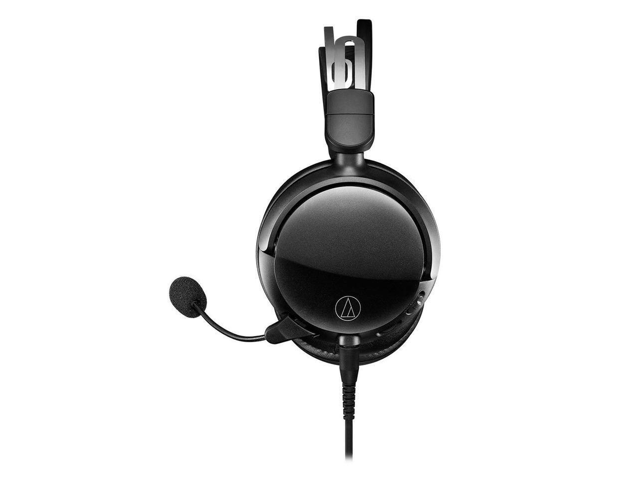Alt View 3. Audio-Technica - Audio-Technica ATH-GL3BK Closed-Back Gaming Headset, Black.