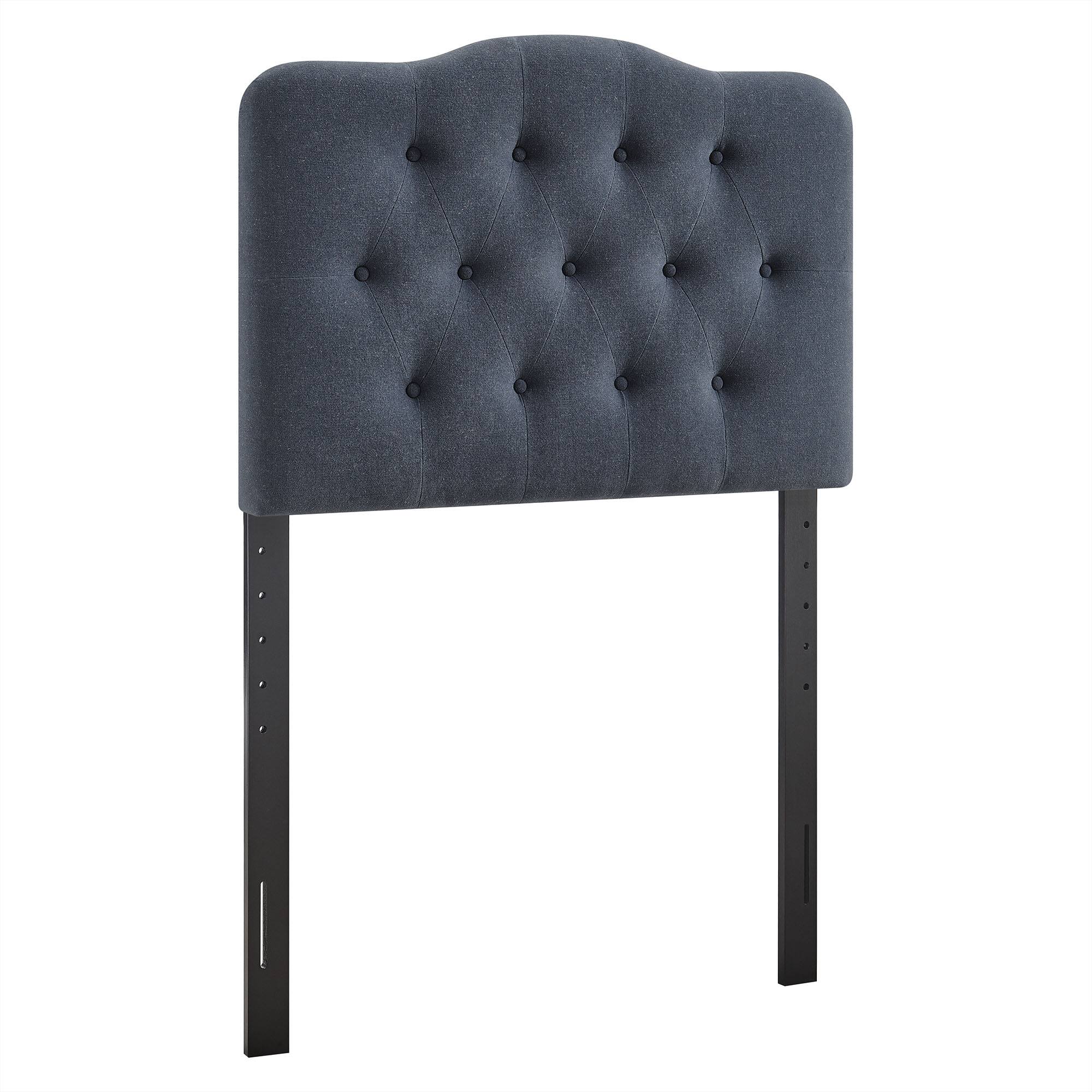 Angle. Modway - Annabel Upholstered Headboard by Modway - Denim.