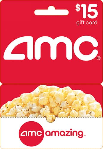 AMC Theatres - $15 Gift Card - Larger Front