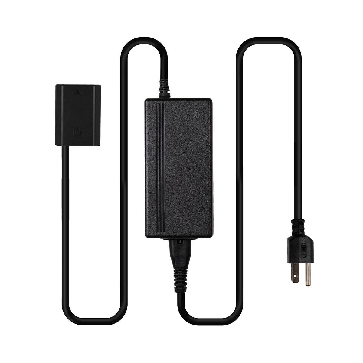 Front. IndiPRO - IndiPRO 8' A/C Power Supply with NP-FZ100 Dummy Battery.