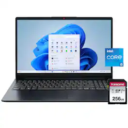 Lenovo - Ideapad 1i 15.6" Touchscreen Laptop - 16GB Memory, 512GB SSD + 256GB Card - Blue