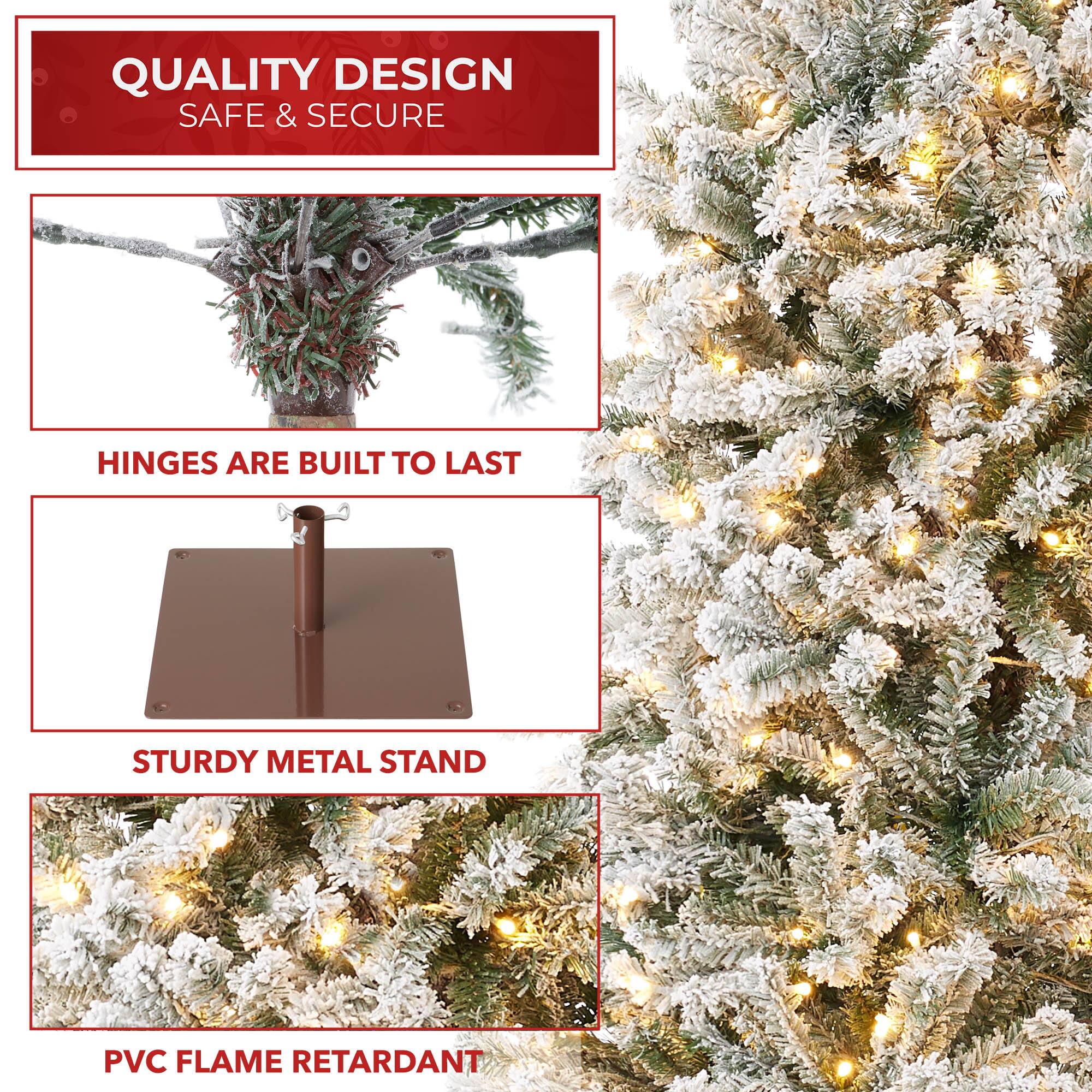 QUALITY DESIGN  
SAFE & SECURE  

HINGES ARE BUILT TO LAST  

STURDY METAL STAND  

PVC FLAME RETARDANT