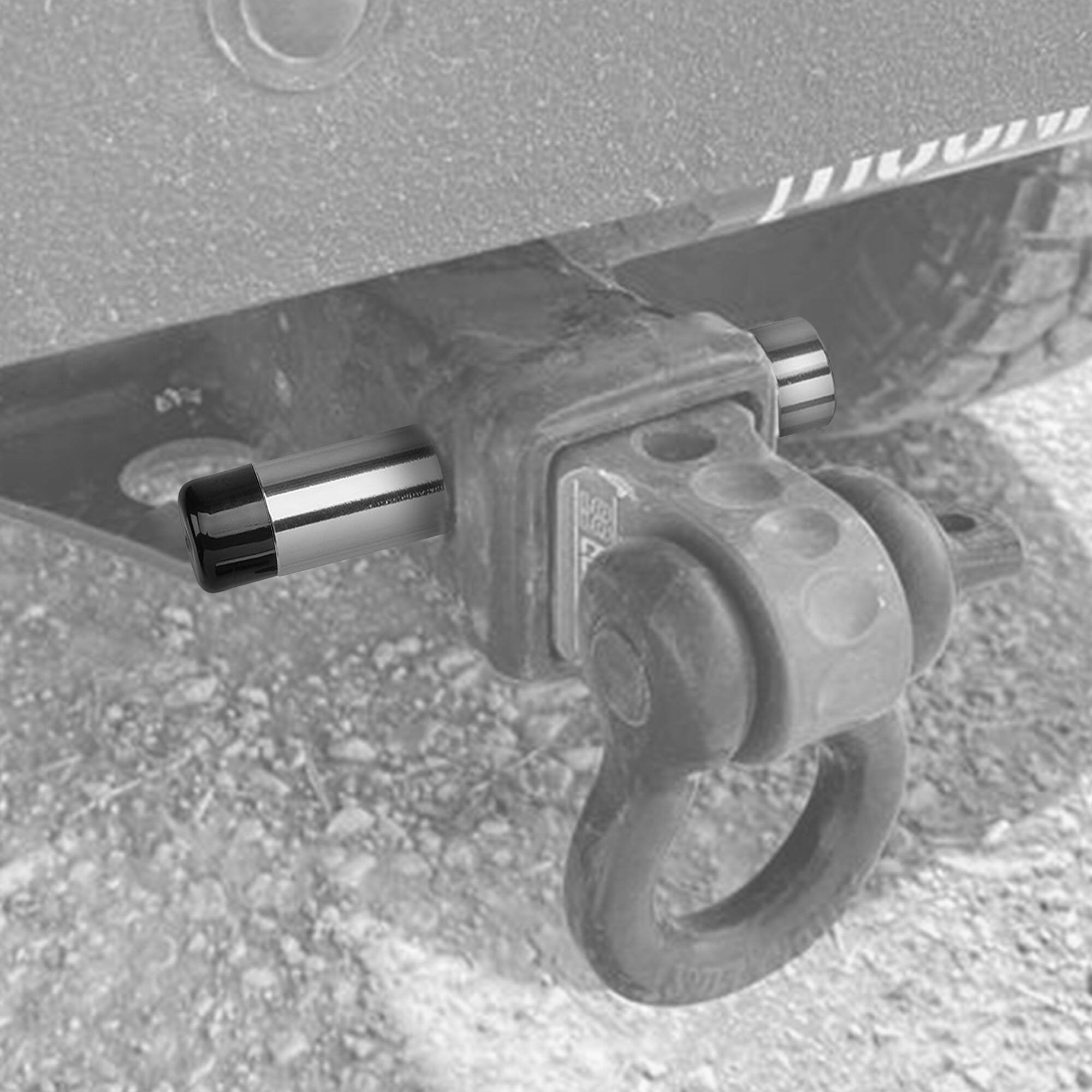 Alt View 2. Reese Towpower - Reese Towpower Trailer Hitch Lock with Ball Bearing Lock System for Automotive - Gray.