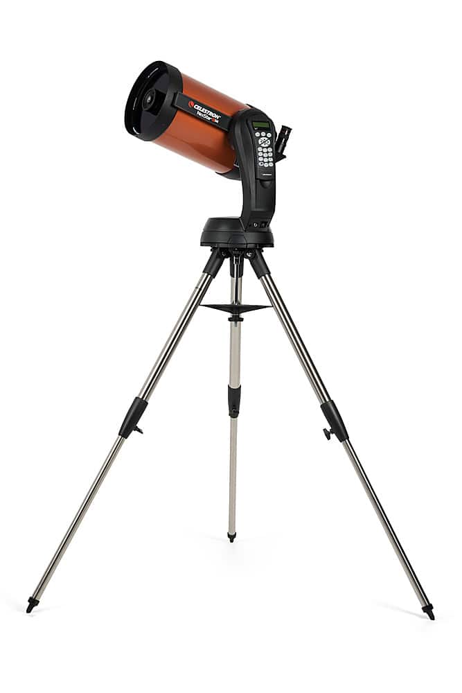 Alt View 11. Celestron - NexStar 8 SE Schmidt-Cassegrain Computerized Telescope - Orange.