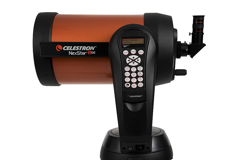 Alt View 14. Celestron - NexStar 8 SE Schmidt-Cassegrain Computerized Telescope - Orange.