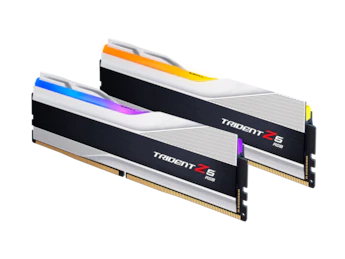 G.SKILL Trident Z5 RGB 32GB DDR5 6000MHz RAM (2x16GB) Silver G.SKILL Trident Z5 RGB 32GB DDR5 6000MHz RAM (2x16GB) Silver
