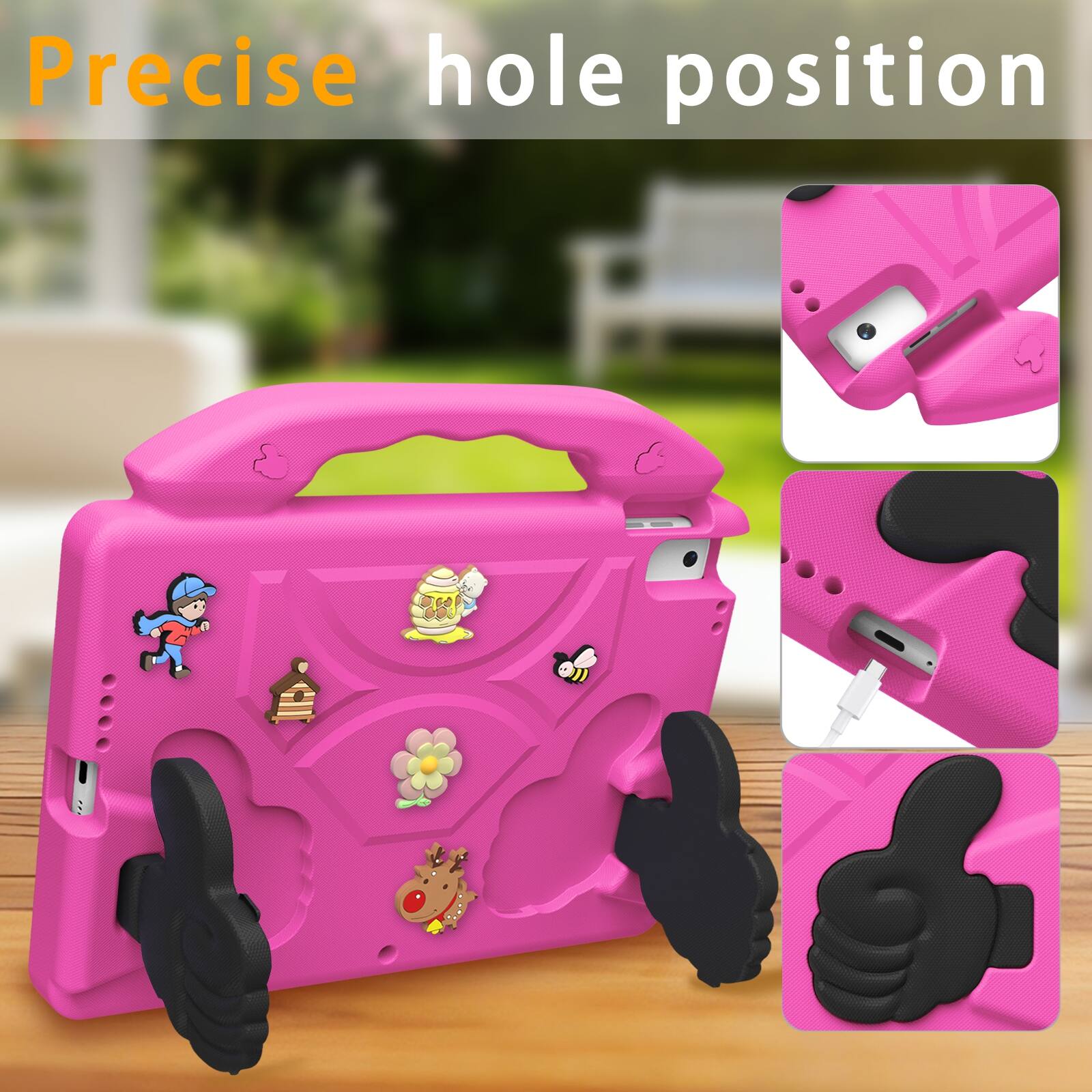 Precise hole position