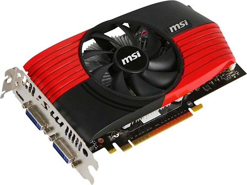 Best Buy Msi Geforce Gts 450 1gb Gddr5 Pci Express 2 0 Graphics Card N450gts M2d1gd5 Oc