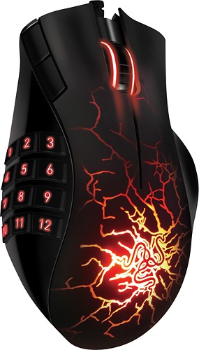  Razer - Naga Special Edition Molten Gaming Mouse - Black