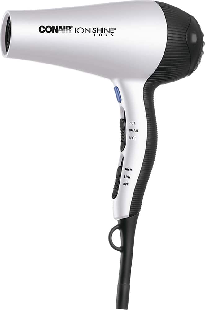 Front. Conair - Ionic Ceramic Styling System - White/Black.