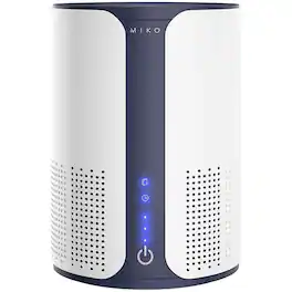 Miko - Home True HEPA Air Purifier with Essential Oil Diffuser – 925 sq. ft - White