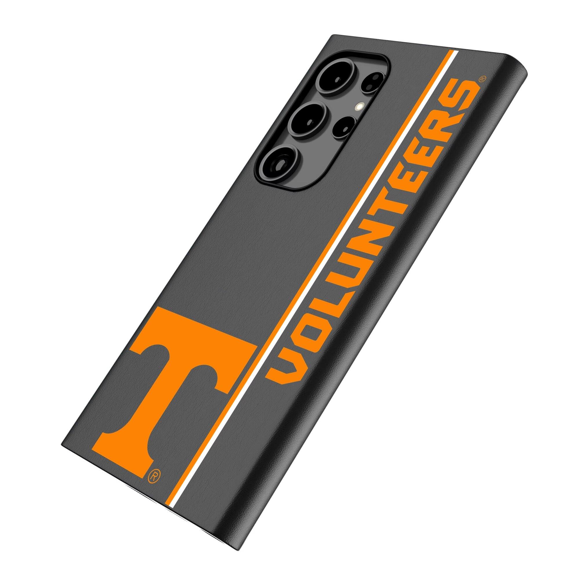 Alt View 1. Keyscaper - Tennessee Volunteers Galaxy Magnetic Bump Case - S24 - Black.