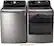 Alt View 11. LG - 5.7 Cu. Ft. 14-Cycle High-Efficiency Top-Loading Washer with Steam - Graphite Steel.