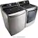 Alt View 12. LG - 5.7 Cu. Ft. 14-Cycle High-Efficiency Top-Loading Washer with Steam - Graphite Steel.